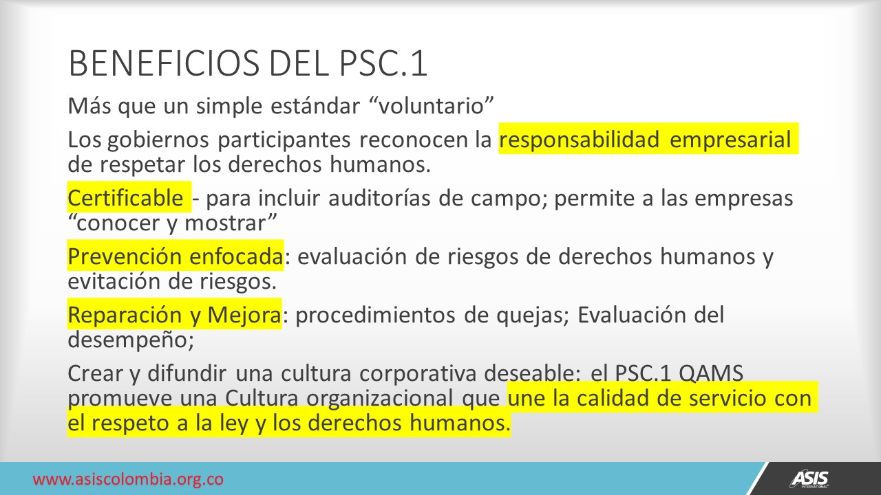 diapositiva30-1 ISO18788  vs PSC-1 ASIS INTL